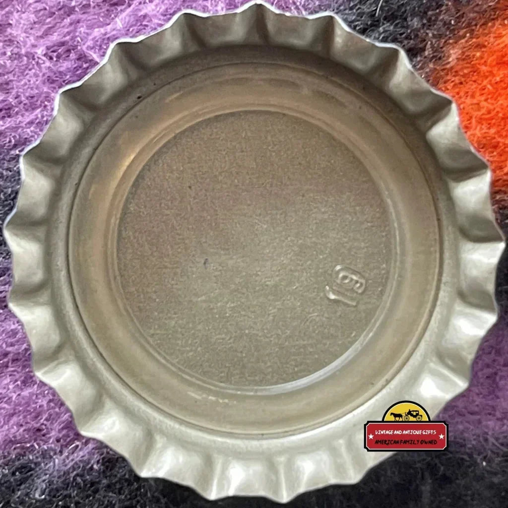 Rare 90s Royal Crown Cola Bottle Cap from Jefferson NC Plant