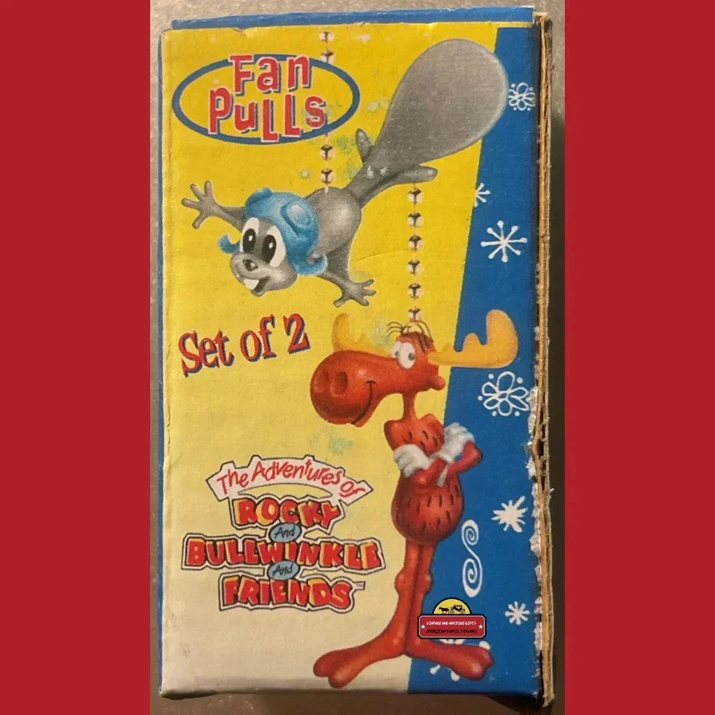 Nostalgic Rocky & Bullwinkle Fan Light Pull Brings 80s Magic