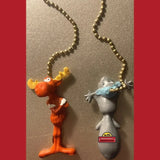 Nostalgic Rocky & Bullwinkle Fan Light Pull Brings 80s Magic