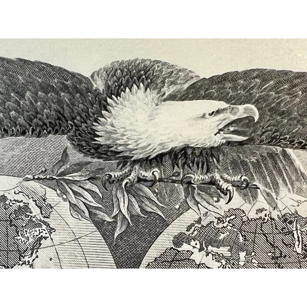 Vintage Teal Pan Am World Airways Stock Certificate Soars Again