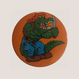 Vintage Teenage Mutant Ninja Turtles Leatherhead Movie Pin 1990