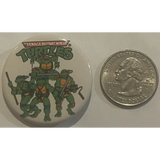 Vintage Teenage Mutant Ninja Turtles Movie Battle Pin Collectible