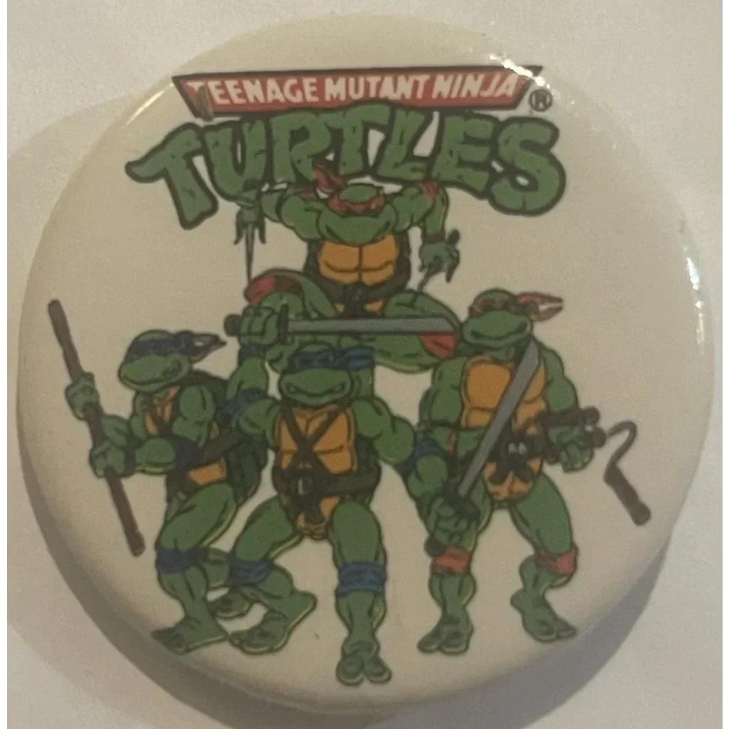 Vintage Teenage Mutant Ninja Turtles Movie Battle Pin Collectible