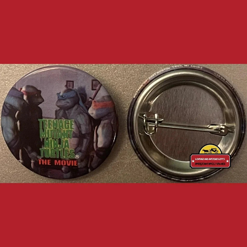 Rare Teenage Mutant Ninja Turtles 1990 Movie Pin Collectible