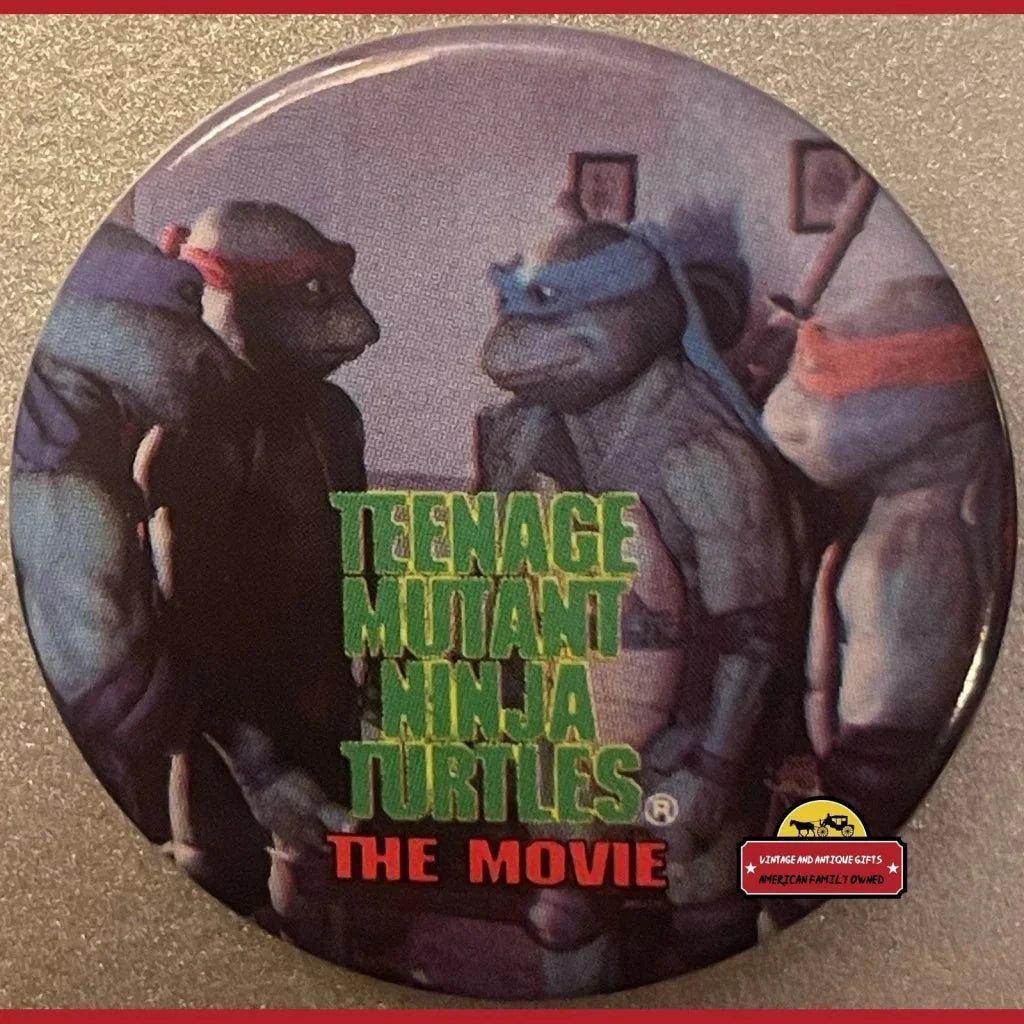 Rare Teenage Mutant Ninja Turtles 1990 Movie Pin Collectible