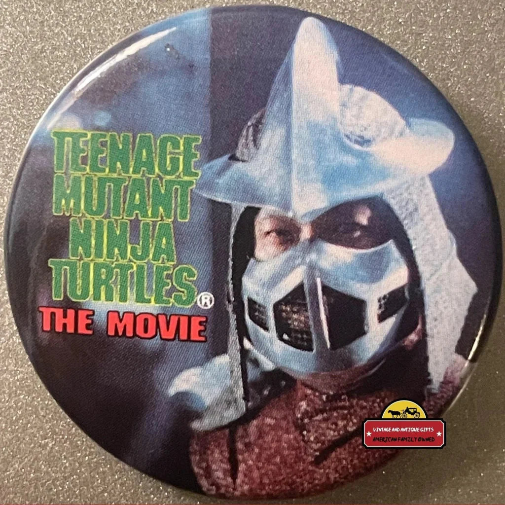 Vintage Teenage Mutant Ninja Turtles Shredder Movie Pin 1990