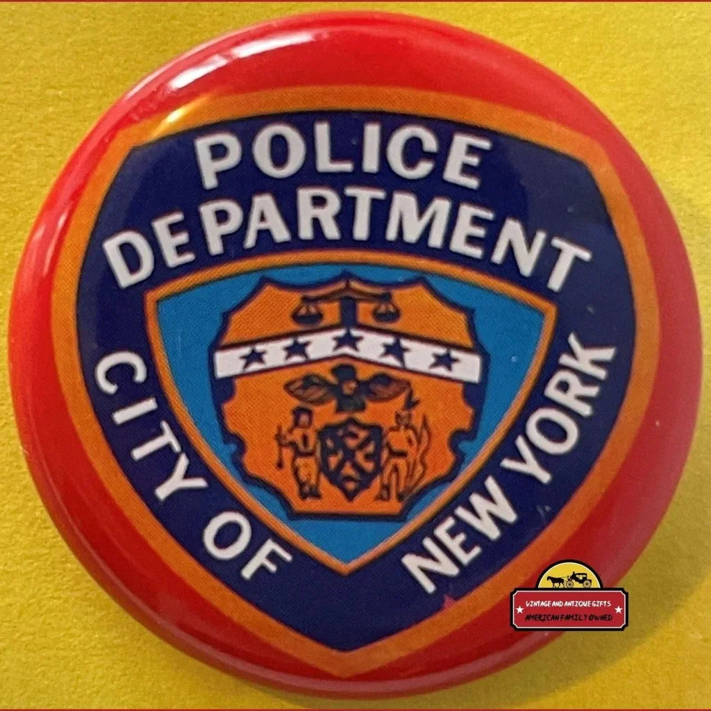 Rare Vintage Tin Litho NYPD Special Police Badge from the 1950s