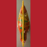 Rare Vintage Tin Wind Up Pecking Chicken Toy from the 70s