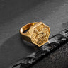 Vintage Archangel Saint Michael Stainless Steel Ring