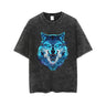 Vintage Blue Wolf Washed T-shirt