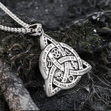 Vintage Celtic Knot Stainless Steel Viking Pendant