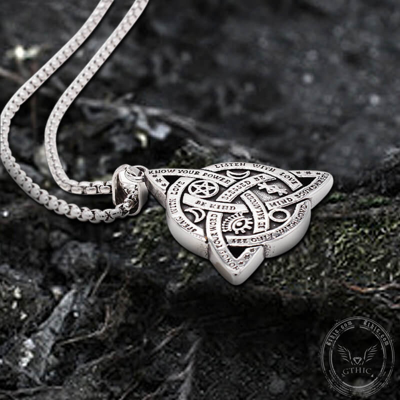 Vintage Celtic Knot Stainless Steel Viking Pendant