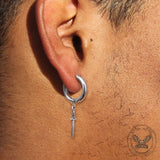 Vintage Dagger Design Stainless Steel Earrings