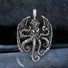 Vintage Demon Octopus Stainless Steel Pendant