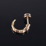 Vintage Eagle Claw Stainless Steel Earrings