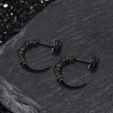 Vintage Eagle Claw Stainless Steel Earrings