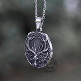 Vintage Elk Stainless Steel Pendant