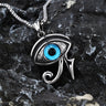 Vintage Eye of Ra Stainless Steel Pendant