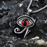 Vintage Eye of Ra Stainless Steel Pendant
