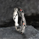 Vintage Feather Wings Stainless Steel Ring