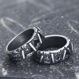 Vintage Frankenstein Flesh Stainless Steel Ring