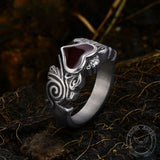 Vintage Heart Stainless Steel Ring