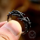 Vintage Jesus Crown of Thorns Stainless Steel Ring
