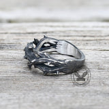 Vintage Jesus Crown of Thorns Stainless Steel Ring