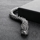 Vintage Keel Dragon Stainless Steel Bracelet