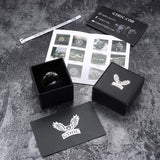 Vintage Lizard Stainless Steel Open Ring