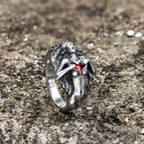 Vintage Open Your Heart Stainless Steel Ring