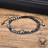 Vintage Rose Natural Stone Bead Bracelet
