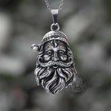 Vintage Santa Claus Stainless Steel Pendant