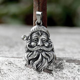 Vintage Santa Claus Stainless Steel Pendant