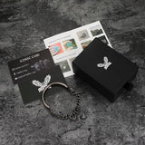 Vintage Semicircle Stainless Steel Bracelet