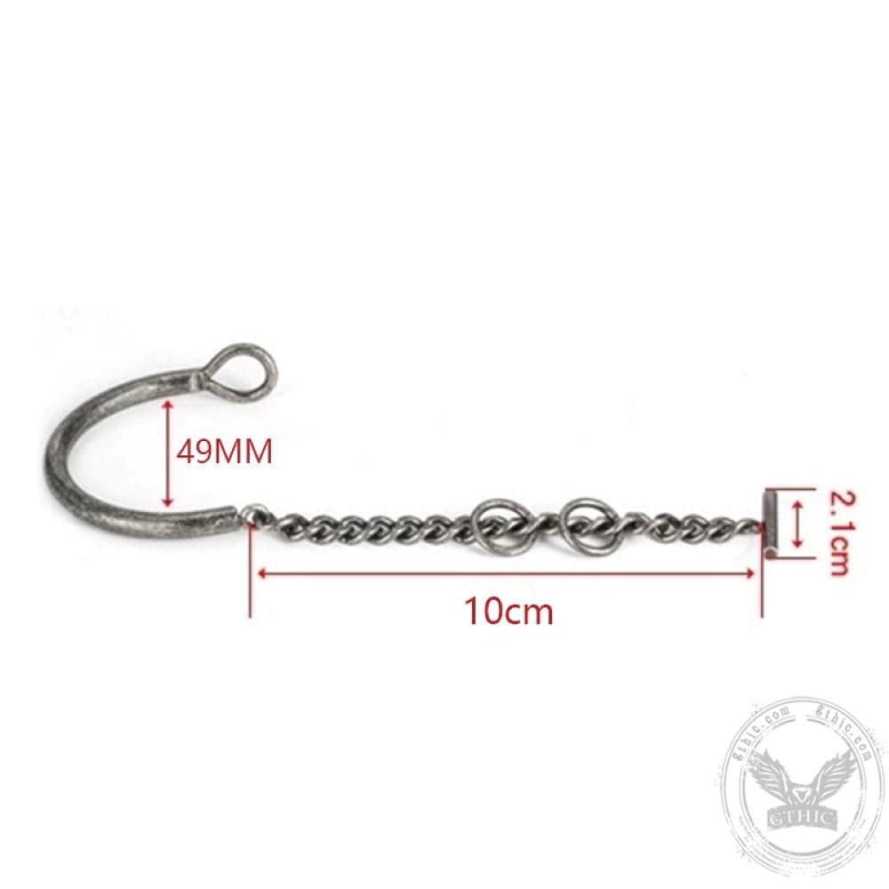 Vintage Semicircle Stainless Steel Bracelet