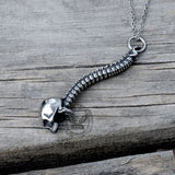 Vintage Vertebrae Skeleton Stainless Steel Bottle Opener Pendant