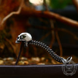 Vintage Vertebrae Skeleton Stainless Steel Bottle Opener Pendant