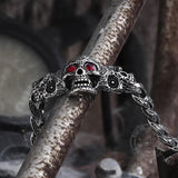 Vintage Skull Stainless Steel Bracelet