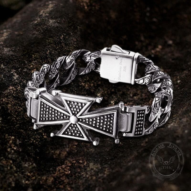Vintage Skull Stainless Steel Bracelet