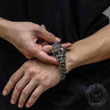 Vintage Skull Stainless Steel Bracelet