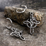Vintage Snake Celtic Knot Stainless Steel Earrings