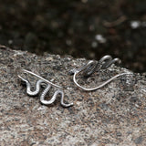 Vintage Snake Stainless Steel Ear Climber Cuffs