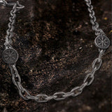 Vintage Stainless Steel Viking Necklace