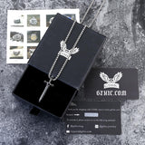 Vintage Sword Stainless Steel Pendant