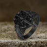 Vintage Sword Stainless Steel Skull Ring