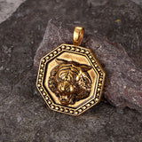 Vintage Tiger Head Stainless Steel Pendant