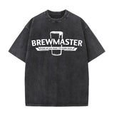 Vintage Washed Brewmaster Beer Short Sleeve T-shirt