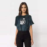 Vintage Washed Fueled By Caffeine And Hate Short Sleeve T-shirt
