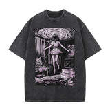 Vintage Washed Girl Sucked Into Whirlpool T-shirt
